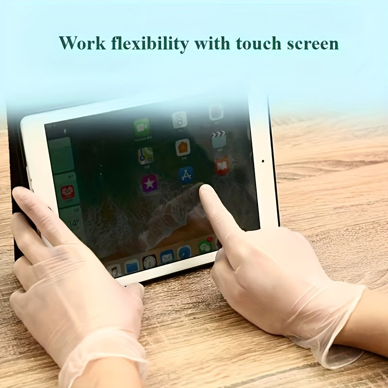 1000pcs Disposable Transparent Gloves, PVC Gloves, Suitable for Cooking, Outdoor Activities, Catering Establishments And Cleaning Work, Catering Supplies, Cooking Gloves, Lightweight Gloves, Snug Fit, Hypoallergenic Gloves, Pvc Material, Multipurpose