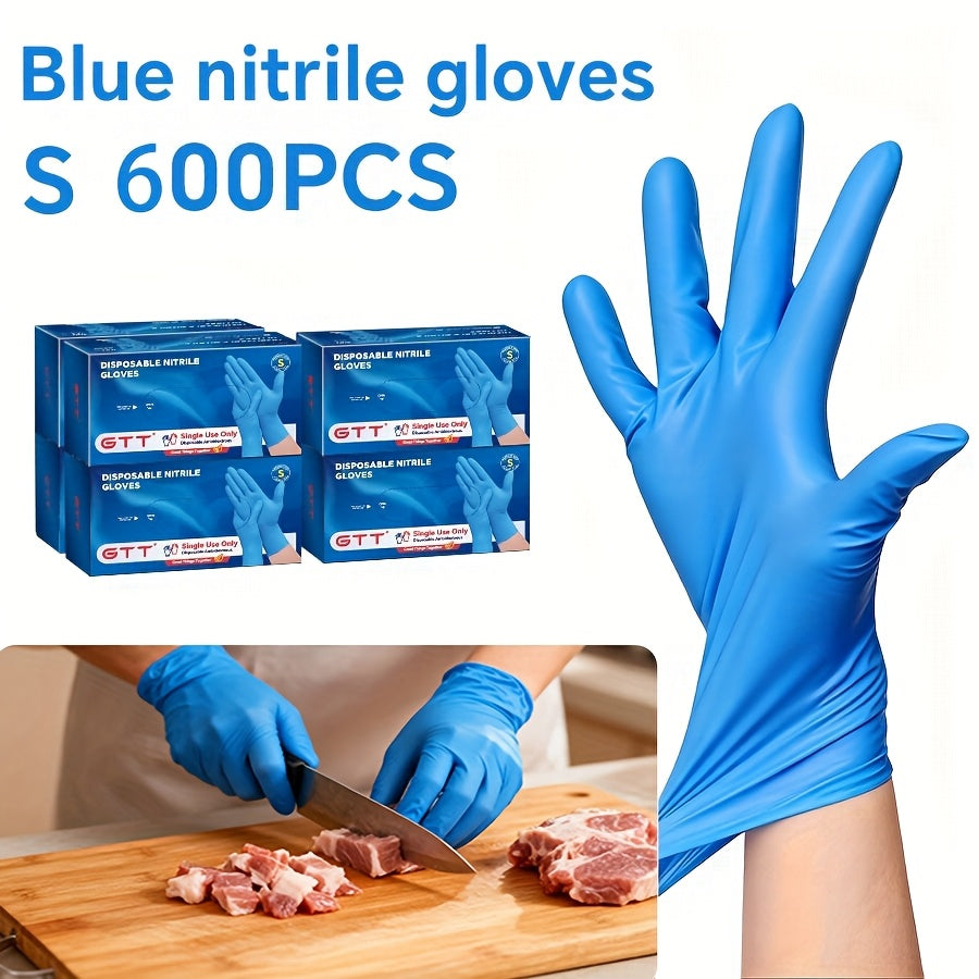 Thickened Disposable Nitrile Gloves 6 Mil, 1200\u002F600pcs Waterproof Oil Proofing, High-Quality Durable Disposable Labor Protection Gloves, Food-Grade, Suitable for Kitchen Washing, Cooking, Horticultural And Household Chores, Anytas